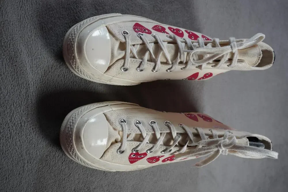 Converse Chuck Taylor All Star 70 Hi Top Comme des Garcons Play Multi Heart US 9